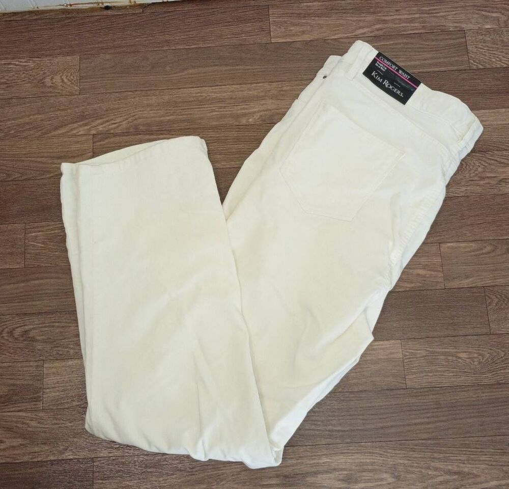 NWT, Kim Rogers comfort waist corduroy pants size 18